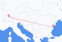 Flyreiser fra Zürich, Sveits til Constanța, Romania