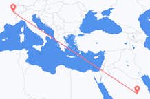 Flyrejser fra Riyadh til Genève