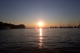 Båttur ved solnedgang i Zadar