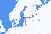 Vluchten van Kaunas, Litouwen naar Kokkola, Finland