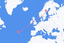 Flights from Sundsvall, Sweden to Corvo Island, Portugal