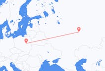 Flyg från Kazan, Ryssland till Warszawa, Polen
