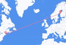Flyrejser fra Boston til Vaasa