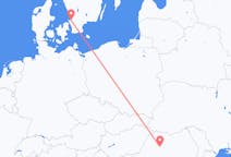 出发地 瑞典从 恩厄尔霍尔姆目的地 罗马尼亚克卢日纳波卡的航班