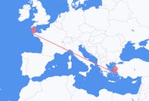 Flyreiser fra Ikaria, til Brest