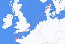 Flights from Brest, France to Aalborg, Denmark