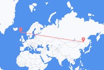 Flights from Blagoveshchensk, Russia to Sørvágur, Faroe Islands