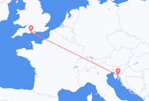 Flights from Rijeka, Croatia to Bournemouth, the United Kingdom