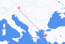 Flights from Izmir to Graz