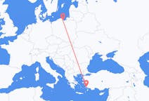Flights from Gdańsk, Poland to Bodrum, Turkey