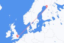 Flyreiser fra Uleåborg, Finland til London, England