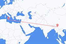 Flyg från Myitkyina, Myanmar (Burma) till Malta (kommun), Malta
