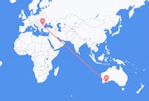 Vluchten van Esperance, New York, Australië naar Boekarest, Roemenië