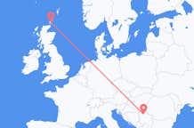 Flights from Kirkwall to Belgrade