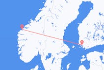 ノルウェーのから オーレスン、フィンランドのへ トゥルクフライト