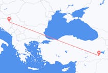 Fly fra Tuzla til Siirt