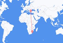 Flyreiser fra Margate, KwaZulu-Natal, Sør-Afrika til Mykonos, Hellas