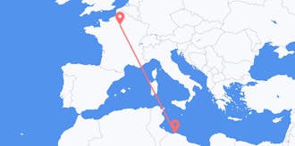 Flyrejser fra Libyen til Frankrig