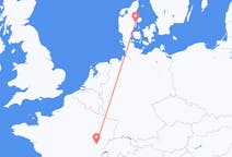 Flights from Dole, France to Aarhus, Denmark