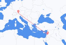 Flyrejser fra Damaskus til Innsbruck