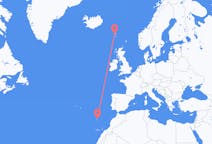 Flyreiser fra Sørvágur, Færøyene til Vila Baleira, Portugal