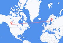 Flüge von Große Prärie, Kanada nach Tampere, Finnland