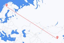 出发地 中国从西安出发目的地 瑞典基律纳的航班