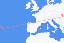 Flights from Oradea, Romania to Flores Island, Portugal
