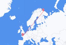 Fly fra Murmansk til Rennes