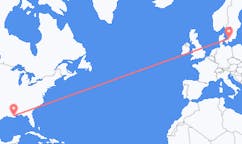 Flyreiser fra New Orleans, USA til Angelholm, Sverige