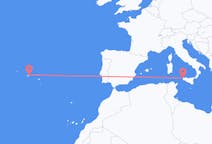 Flights from São Jorge Island, Portugal to Trapani, Italy