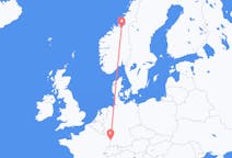 Flights from Trondheim, Norway to Strasbourg, France