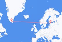 Flyrejser fra Tallinn, Estland til Narsarsuaq, Grønland