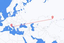 Flights from Gorno-Altaysk, Russia to Pescara, Italy