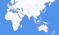 Flyrejser fra City of Wollongong, Australien til Frankfurt, Tyskland