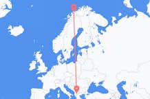 Flights from Tromsø to Ohrid