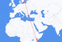 Flyrejser fra Malindi, Kenya til Gdańsk, Polen