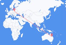 Flyreiser fra Emerald, Australia, til Warszawa, Australia