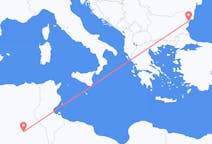 Flyreiser fra Hassi Messaoud, til Varna
