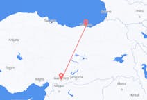 Flyreiser fra Trabzon, Tyrkia til Gaziantep, Tyrkia