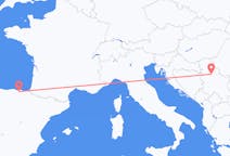 Vluchten van Belgrado, Servië naar Bilbao, Spanje