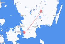 Vluchten van Växjö, Zweden naar Malmö, Zweden