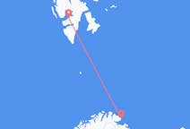 Loty z Vardø, Norwegia na Svalbard, Svalbard i Jan Mayen