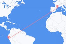Flights from Chiclayo, Peru to Girona, Spain