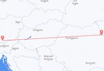 Flyreiser fra Klagenfurt, Østerrike til Iași, Romania