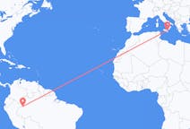 Flights from Leticia, Amazonas, Colombia to Catania, Italy