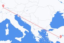 Flights from Basel to Konya