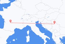 Flyg från Belgrad, Serbien till Brive-la-gaillarde, Frankrike