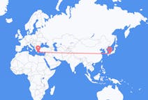 Flyreiser fra Kochi, Japan til Iraklio, Hellas