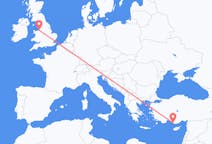 Flights from Gazipaşa, Turkey to Liverpool, England